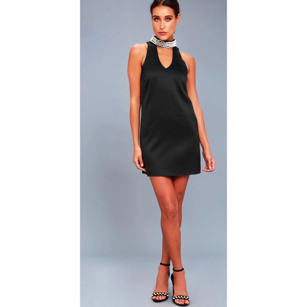 Lulus Hugs and Kisses Black Pearl Mini Dress - Picture 2 of 7